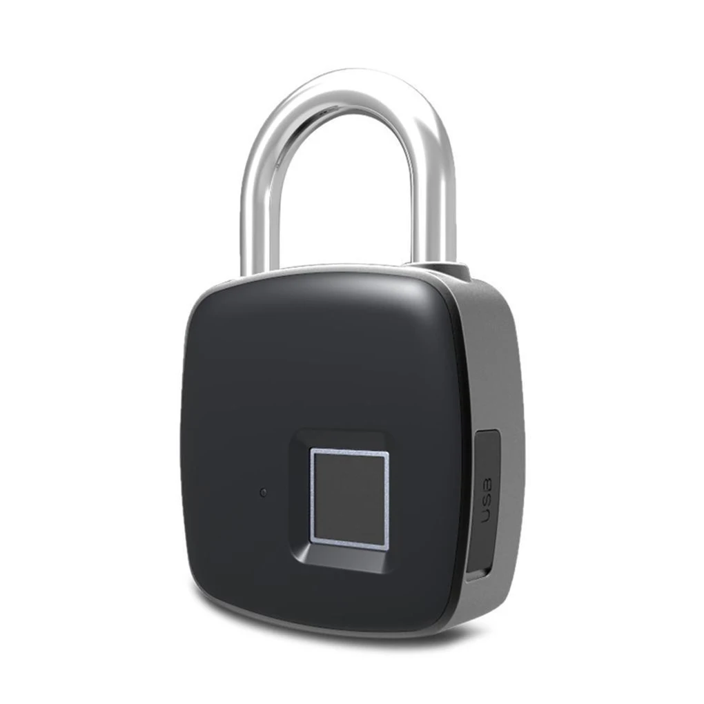 

Intelligent Fingerprint Lock Waterproof IP65 Keyless Safe Smart Anti-theft Padlock Door Lock