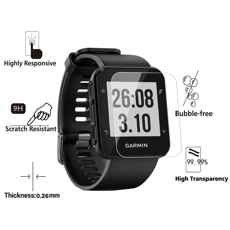 9H закаленное стекло защита для ЖК экрана защитная пленка Garmin Forerunner35 Forerunner 35 FR35 от