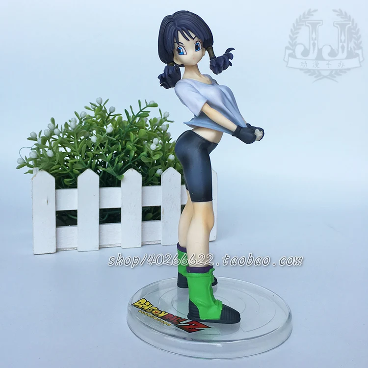 

New Toriyama Akira Comic Anime Dragon Ball Buruma Bulma Sexy with Gun MegaHouse 18cm Figure Figurine Toys