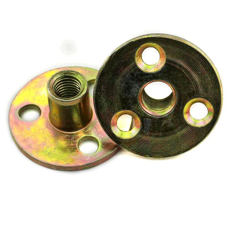 furniture Iron nut M10 three hole locking nuts 10pcsin Nuts from Home