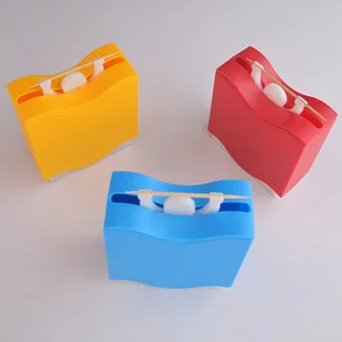 

Hercules Automatic Toothpick Box Weightlifting Smiley Plastic Decoration Hotel Restaurant Supplies Customizable LOGO