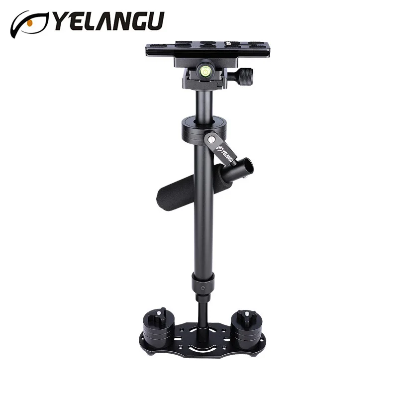 

YELANGU S60N Aluminum DSLR Camera Handheld Video Stabilizer Gimbal Steadicam S60N for Sony Canon Panasonic camera Load 3kg