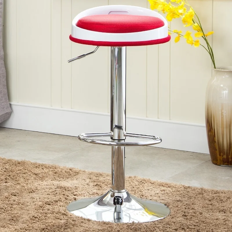 garden bar lifting red color chair living room milk tea coffee stool retail wholesale bar chair cafe stool free shipping