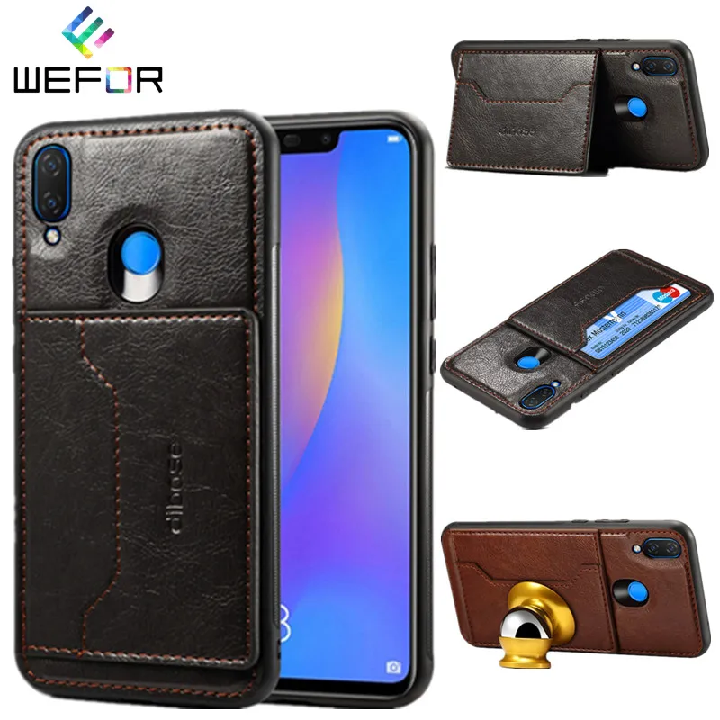

Premium PU leather wallet Case with Kickstand and Flip Cover for Huawei Nova 3a 3i Durable Protective Cover for Huawei Nova 3