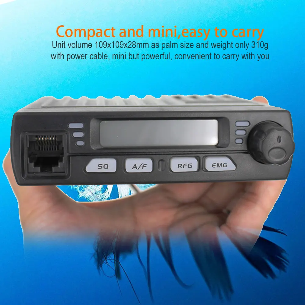 Новинка рация ANYSECU AM/FM Mini CB 25 615 30 105 мгц 8 вт 10 м любительский автомобиль радио Citizen