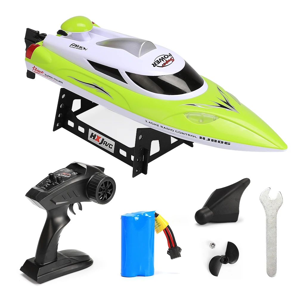 High Speed RC Boat HJ806 2.4GHz 4 Channel 35km/h Racing Remote Control Boat 200m Control Distance Fast Ship RC Boat High Speed RC Boat HJ806 2.4GHz 4 Channel 35km/h Racing Remote Control Boat 200m Control Distance Fast Ship RC Boat