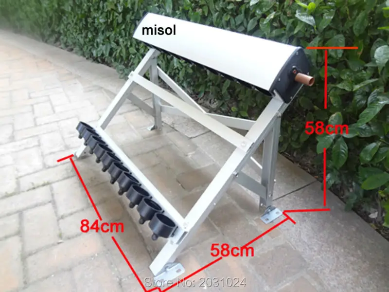 Коллектор(10 отверстий) с кронштейном для солнечного коллектора(трубка 58*500 мм), для солнечного водонагревателя