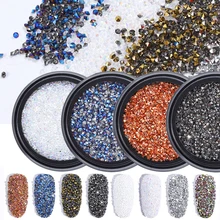 AB Clear Sharp Bottom Tiny Rhinestones Nail Art Decoration 9 Colors DIY Popular Nail Art Colorful Nail Rhinestones Decoration AB Clear Sharp Bottom Tiny Rhinestones Nail Art Decoration 9 Colors DIY Popular Nail Art Colorful Nail Rhinestones Decoration