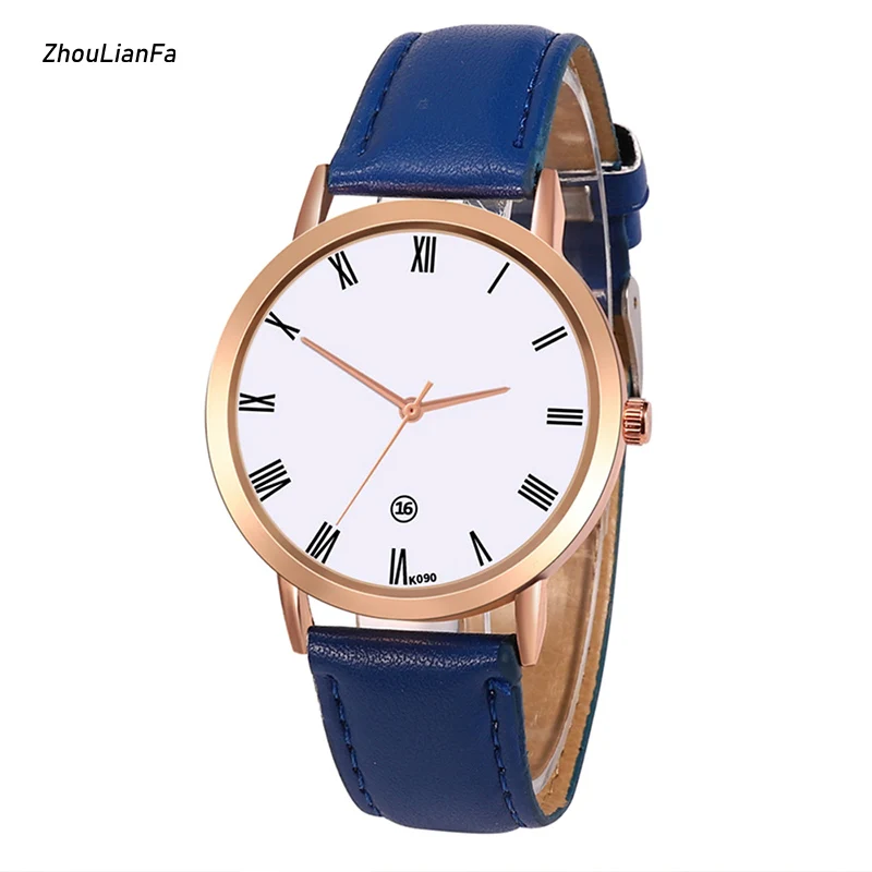 

Casual PU Leather Women Watches Quartz Elegant Ladies Bracelet Watch 2019 Simple White Dial Design Wrist Watches for Women