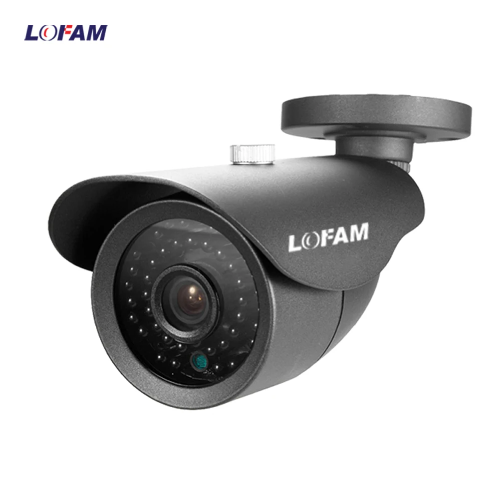 LOFAM камера наблюдения AHD 720P 1080P CCTV камера AHD 1MP 2MP металлическая камера безопасности для помещений и улицы камера видеонаблюдения черно-белого цвета