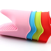 1 шт. силиконовые термостойкие перчатки с зажимами, изоляционные противопригарные противоскользящие горшки, держатель для кишки, зажим для приготовления пищи, прихватки для выпечки