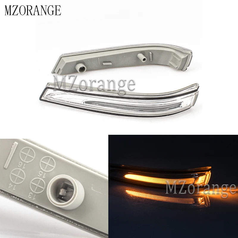 

MZORANGE 2pcs Side Rear ViewMirror LED Turn Signal Clearance Light Lamp for Hyundai Mistra Rearview Mirror Light Turn Signal