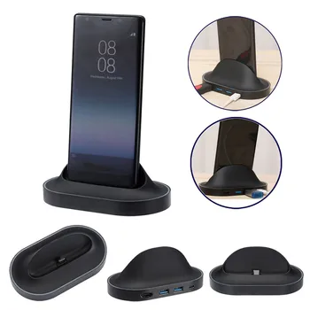 

For Samsung S8/S9 USB3.0 Type-C To HDMI 4 In 1 Adapter For Huawei Mate10 holder Smart chip 4K HD fast charging