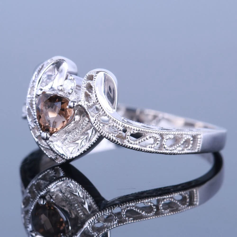 925 Sterling Silver Vintage Art Deco Fine Jewelry Trillion 5x5mm