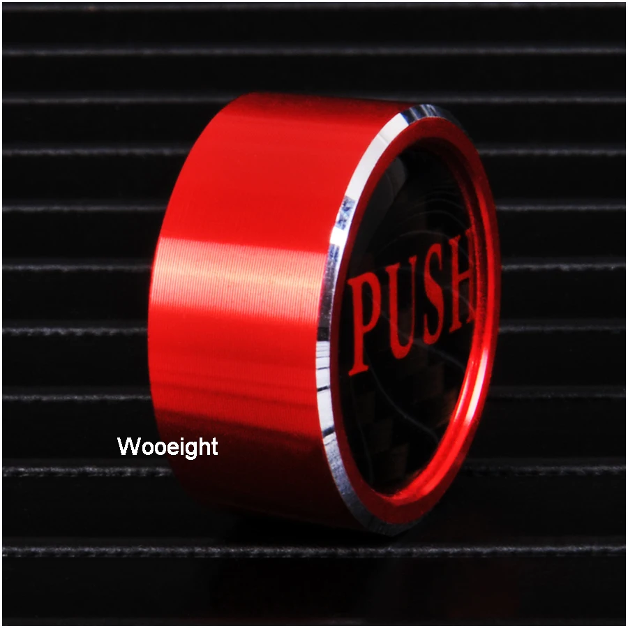 1 Pc Car Styling Aluminum Audio Switch Control Knob Protection Cover Sticker For Ford Focus New Fiesta Kuga Ecosport (4)