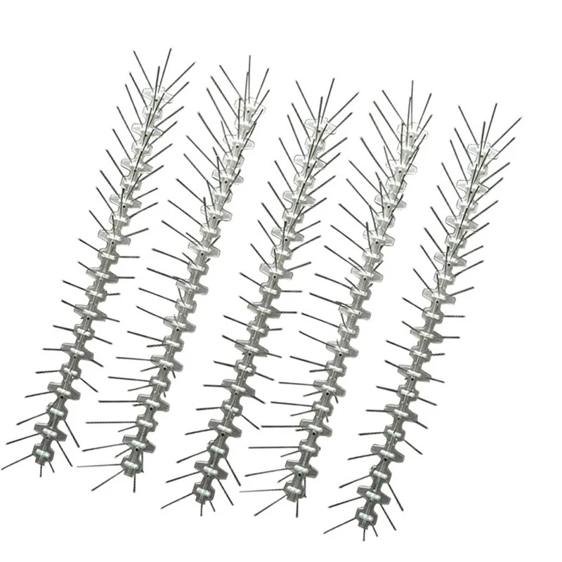 1Pc 28~50cm Plastic Steel Bird Spikes Eco-Friendly Anti Pigeon Nail Bird Deterrent Tool For Pigeons Owl Small Birds Fence