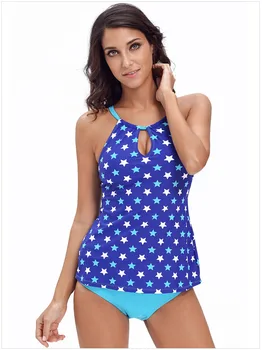 

women tankini top and bikini bottom 2 pieces sets swim suit summer beach wear 2017 swimsuit swimwear bathing suits 4F41998