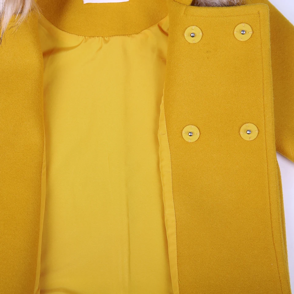 Pettigirl/Желтые пальто для мальчиков; теплая детская зимняя одежда с капюшоном и искусственным мехом; Верхняя одежда для мальчиков; одежда для детей; B-DMOC008-B107