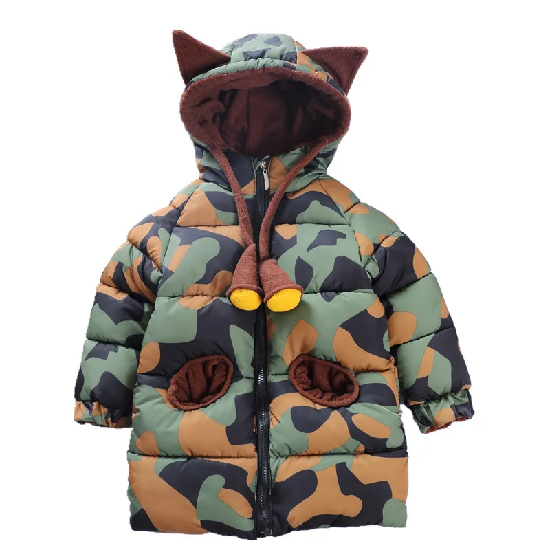 2-6 years  baby Boys Winter Jackets Polar fleece padded children clothing Boys Warm Winter Down Coat Kids Thickening Outerwear