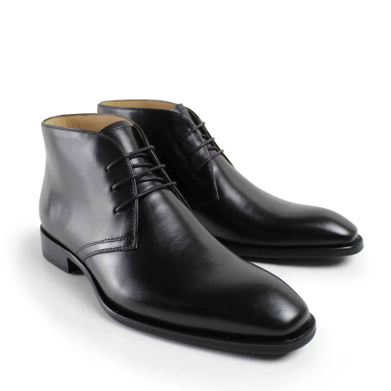 Vikeduo/Новинка года; военные ботинки; мужские кожаные ботинки; Bota Masculina; модные повседневные роскошные черные высокие зимние мужские ботинки ручной работы - Цвет: black