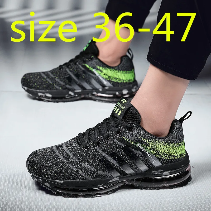 

Large size 36-47 Sneakers men and women Brand Sports woman buty damskie Air cushion running shoes man zapatos mujer basket femme
