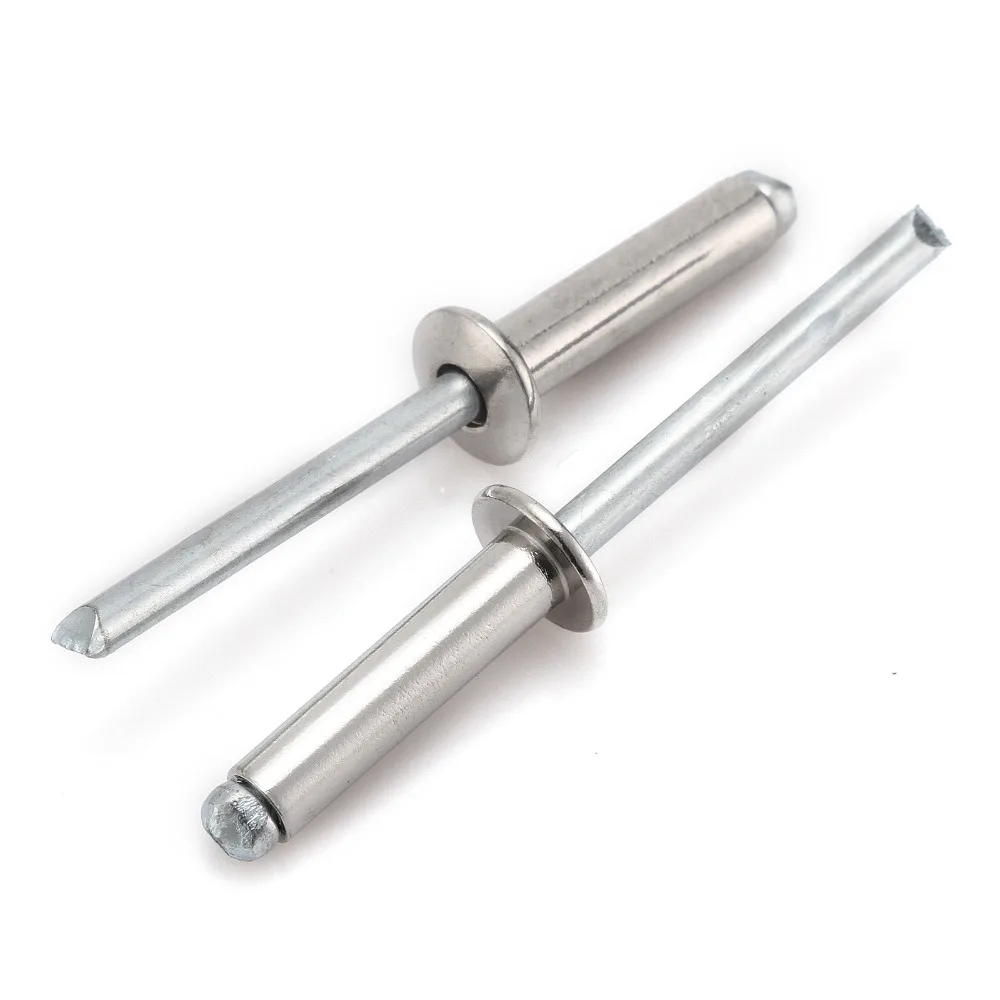 20PCS 304 semi steel open type M5*9 core pulling rivets Blind Round
