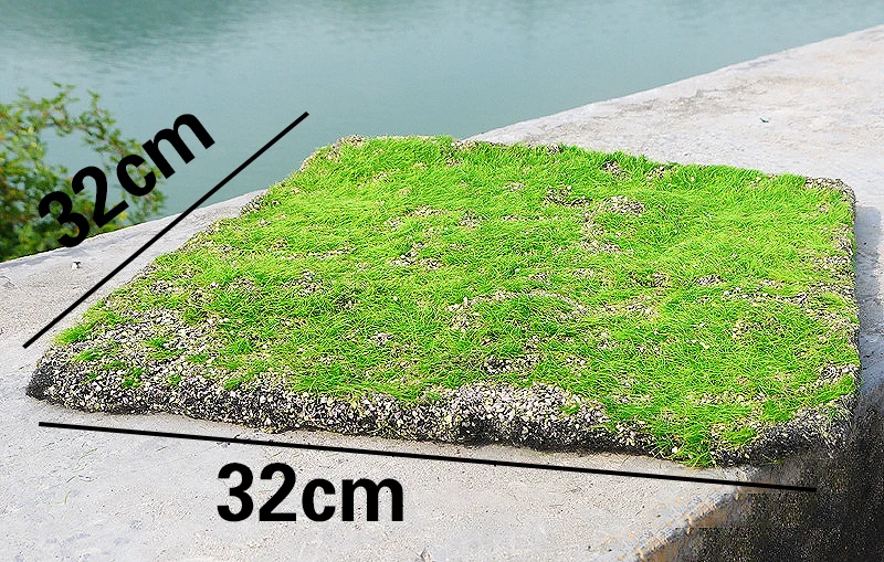 32x32cm Artificial Flower Wall Simulation Plant Wall Lawn DIY Garden Home Wedding Party Decoration Holiday Gift Hotel Wall