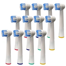 

12PCS Electric Toothbrush Heads For Oral-B Replacements Braun Brush Heads 3D White Triumph/Advance Power/Vitality Dual Clean