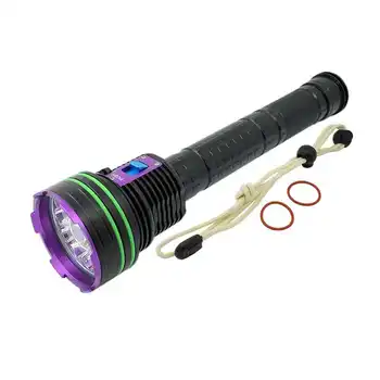 

Powerful 20000 Lumens Scuba Led Flashlight XM-L2 U2 Underwater 100m Diving Torch Lamp Waterproof 18650 Dive Lantern for Hunting