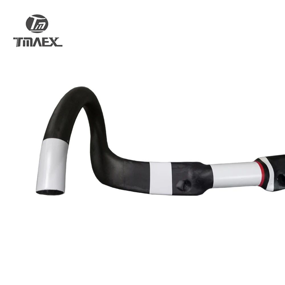 TMAEX PRO Белый T700 UD углеродный Руль Бент бар Дорожный гоночный велосипед Велоспорт