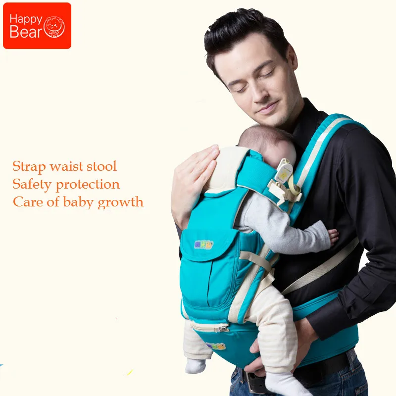 

Happy Bear Multifunctional Baby Sling Lumbar Bended Baby Lumbar Stool Horizontal Hold Four Seasons Breathable and Lightweight