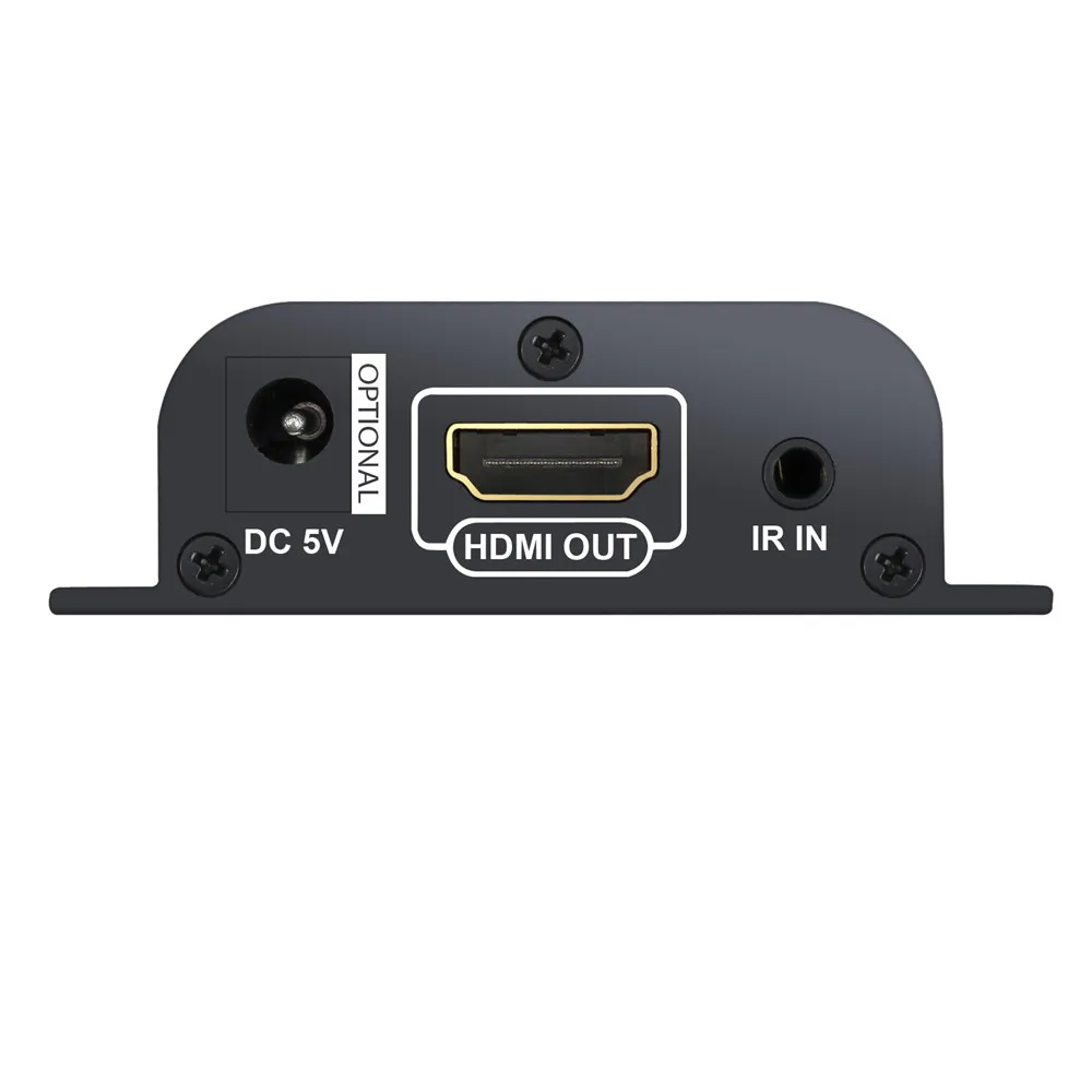  Esynic 40m 1x2 HDMI Extender Splitter HDMI Repeater with 2 Port HDMI Loop Out IR Remote over RJ45 C