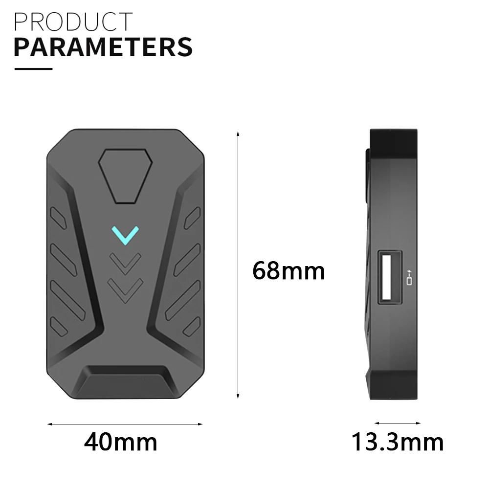  Plug and Play Keyboard Mouse Converter PUBG Controller Trigger Gaming Converter Adapter With Holder