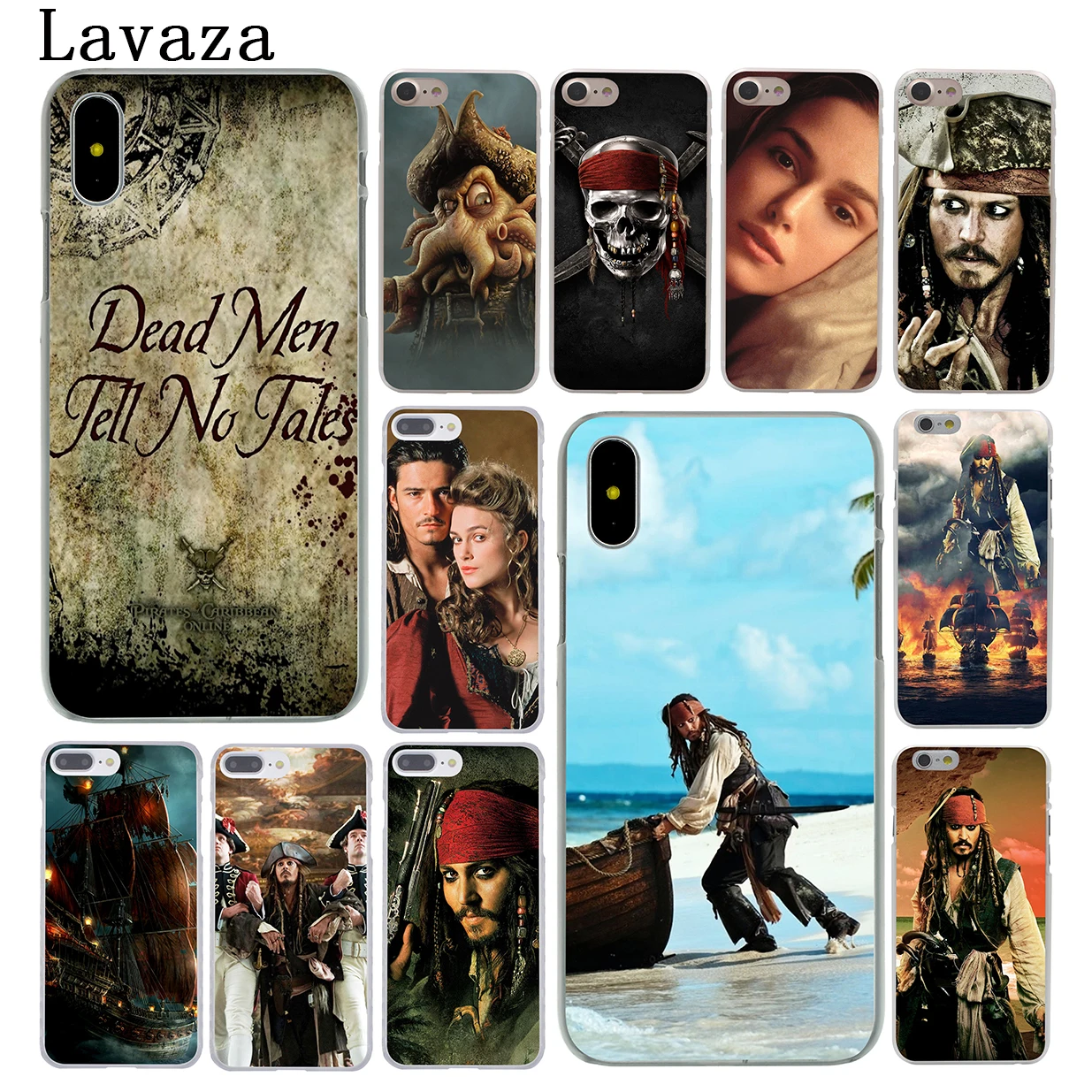 Lavaza Pirates of the Caribbean Hard Phone Case for Apple