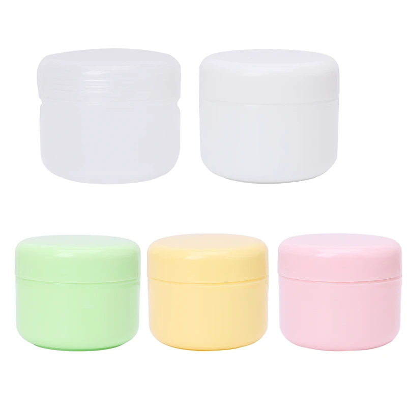 

Plastic Cosmetic Travel Empty Jars Pots Makeup Cream Lip Balm Container 10g