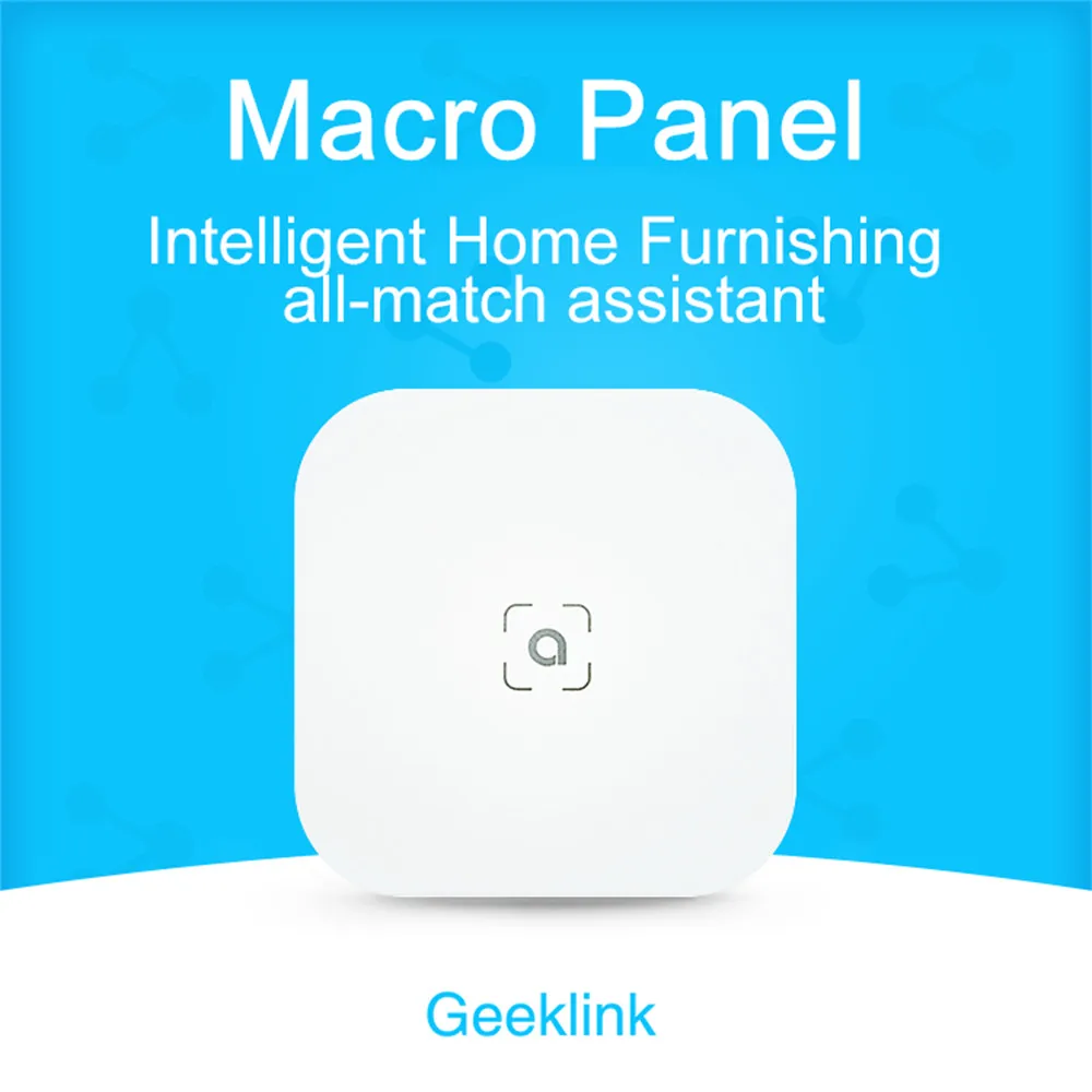Smart Home 1 Gang Scene Panel Light Switch Geeklink Remote Control Wireless Feedback Touch Controller Alert Alarming | Электроника