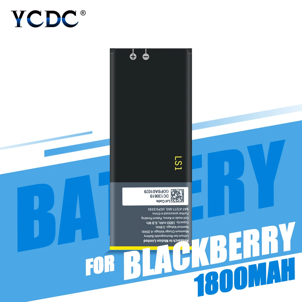 

1800mAh LS1 LS-1 Battery For BlackBerry Z10 STL100-2 Z10 LTE STL100-3 STL100-1 Rechargeable Lithium Phone Bateria Batteries