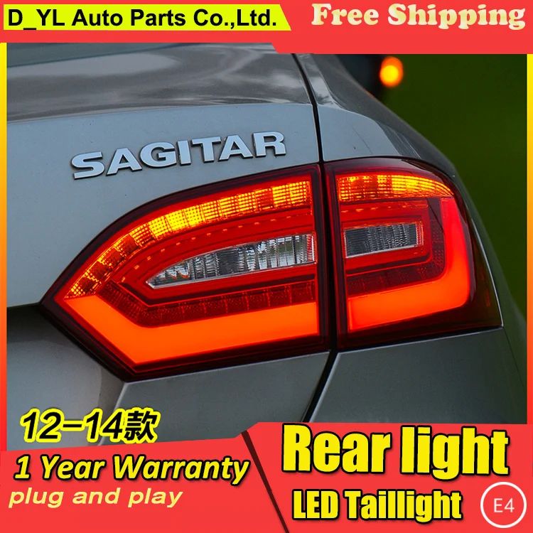 Car Styling Tail Lamp for VW Jetta Tail Lights 2012 2014 For Jetta LED