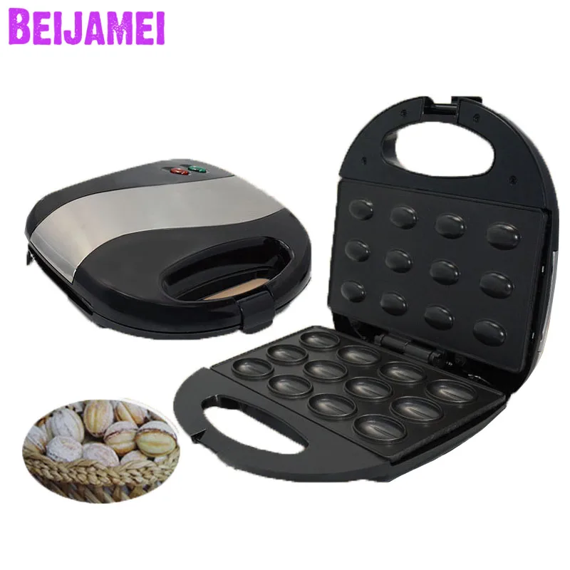 Beijamei Electric Household Nuts Cake Machine Small Frying Pan Machine