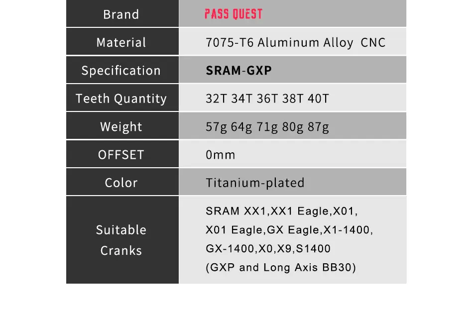 Велосипед gx xx1 eagle GXP титановый Овальный MTB узкий широкий Chainring 32 T-40 T велосипедная Звездочка 0 мм офсетный шатун