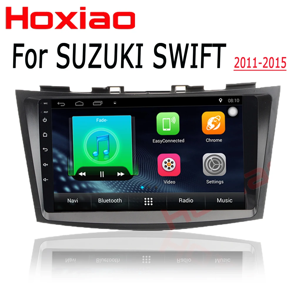 Android 7 1 Автомагнитола для SUZUKI SWIFT 2011 2015 1024*600 четырехъядерный wifi Bluetooth Видео Аудио 2