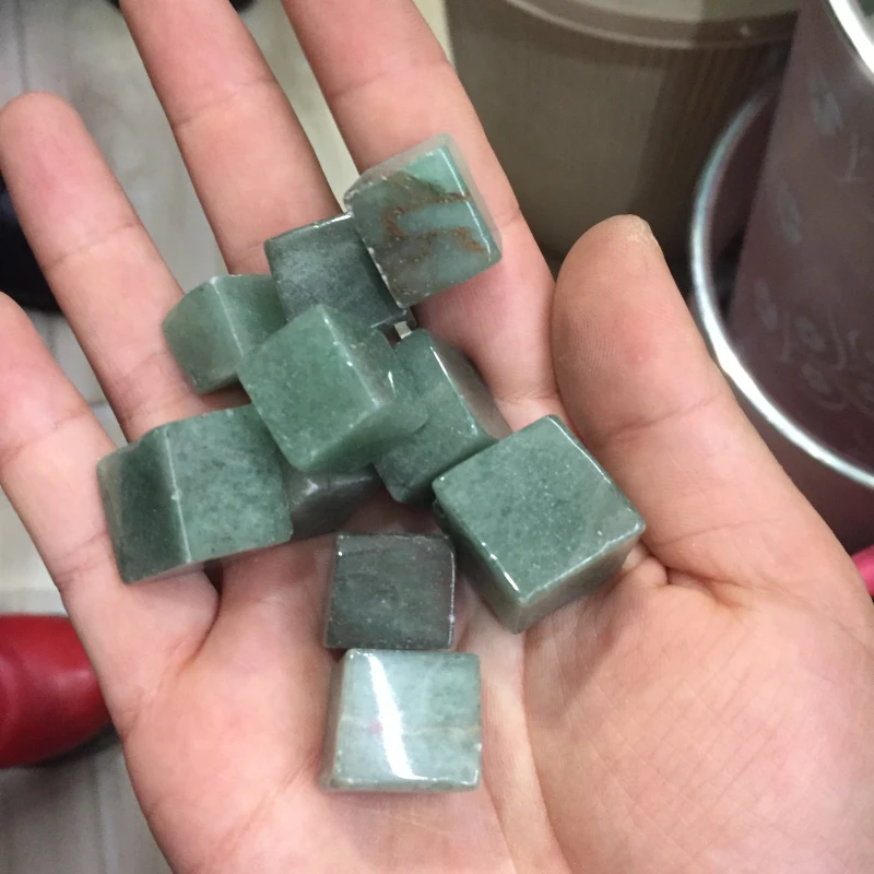Зеленый камень авантюрин кубик кристалл гравий/Сушильная машина/Macadam