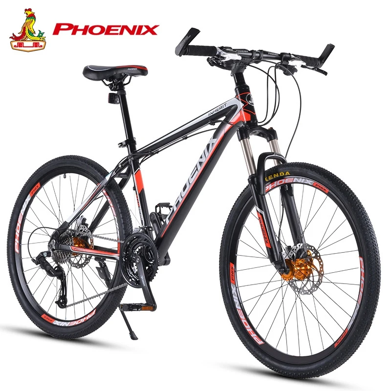 Phoenix Cycling Bike 26 27.5 in off-road Mountain Bike 30 Speed Racing Men Women Students Race Bicycle MTB Disc Brake Bicycle