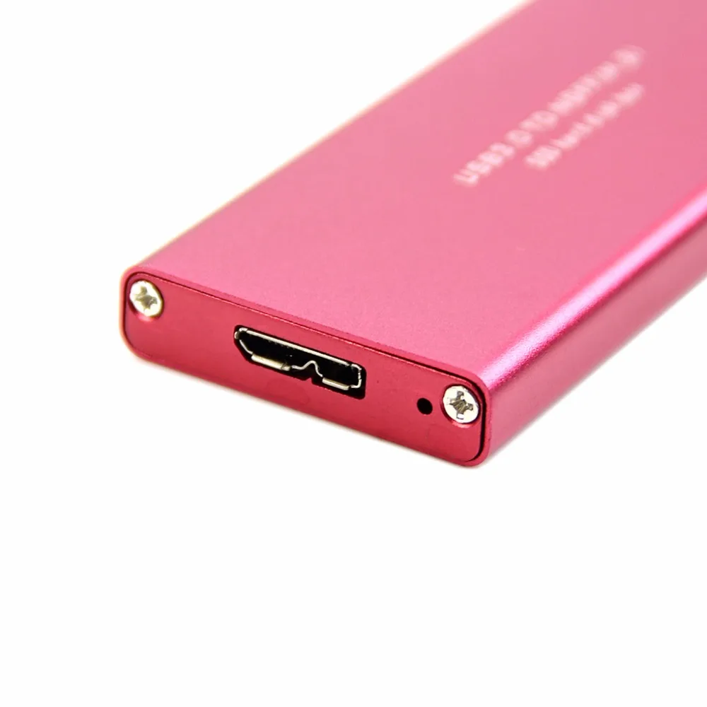 2018 USB 3 0 M.2 NGFF B Ключ SSD адаптера внешний корпус крышки коробки цвета|Корпус