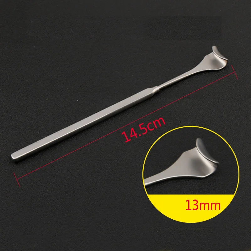 Stainless steel beauty plastic equipment fine eye bag hook eyelid pull hook type double claw double eyelid surgery tool - Цвет: A