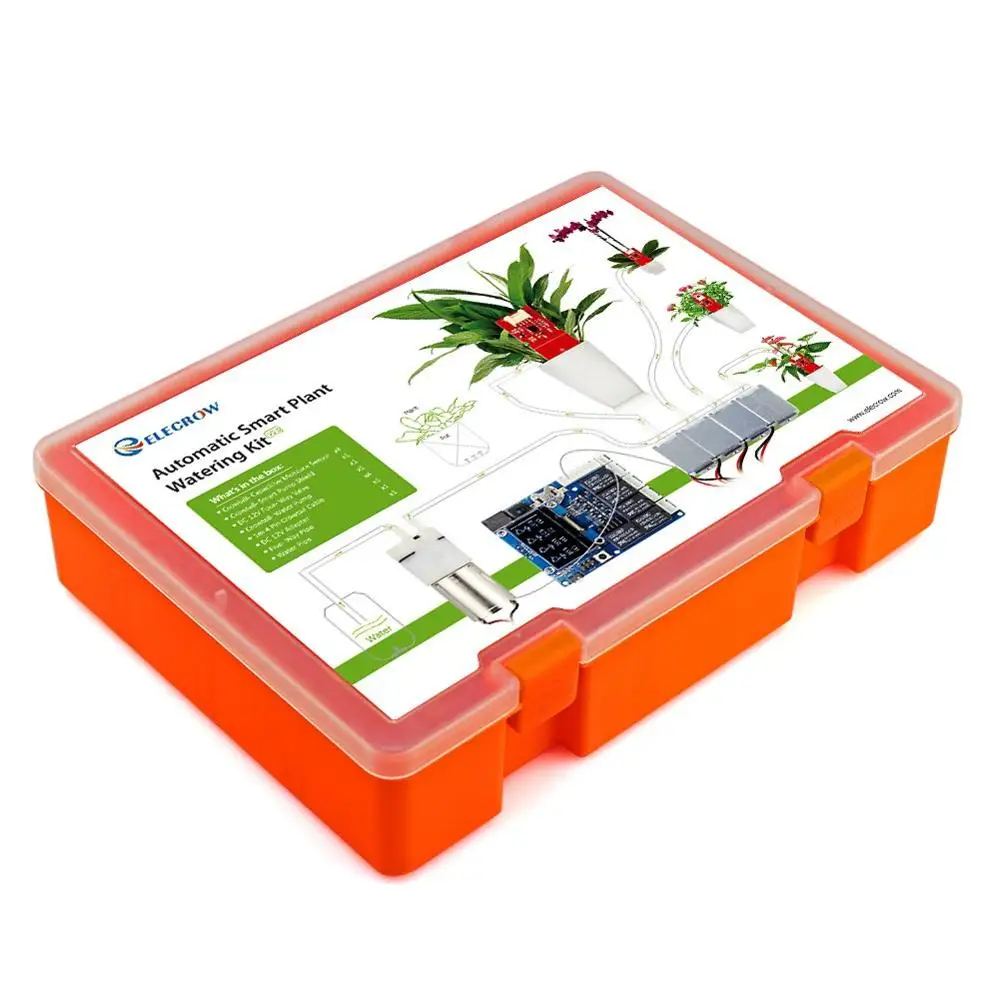 Электрический автоматический Умный набор для полива растений для Arduino электронный DIY садовый водный умный растительный емкостный датчик влажности почвы