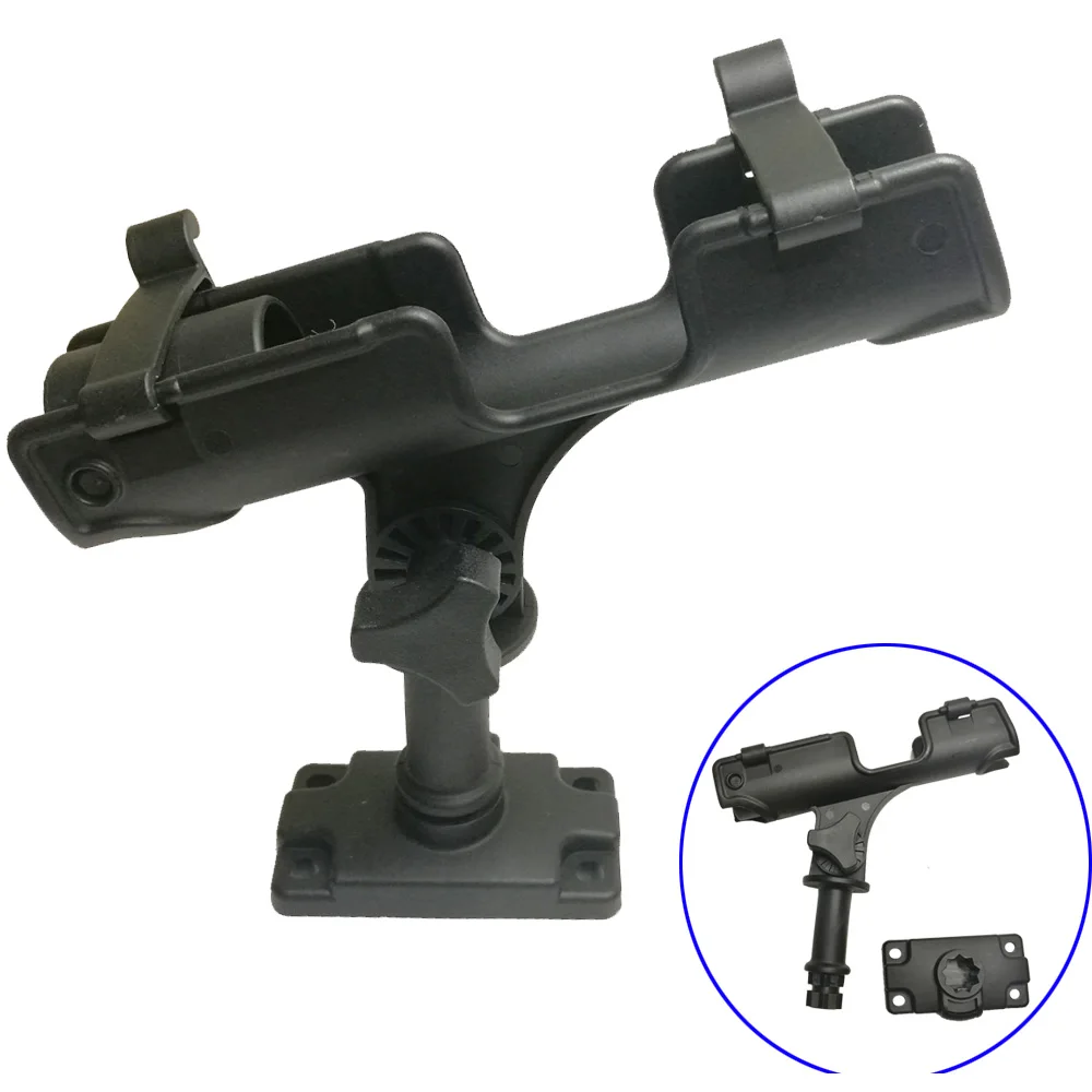 Vara de Barco Barco de Pesca Montagem em Rack Suporte de Descanso Stand com Base de Montagem Titular da Inflável Caiaque Canoa Iate Pólo