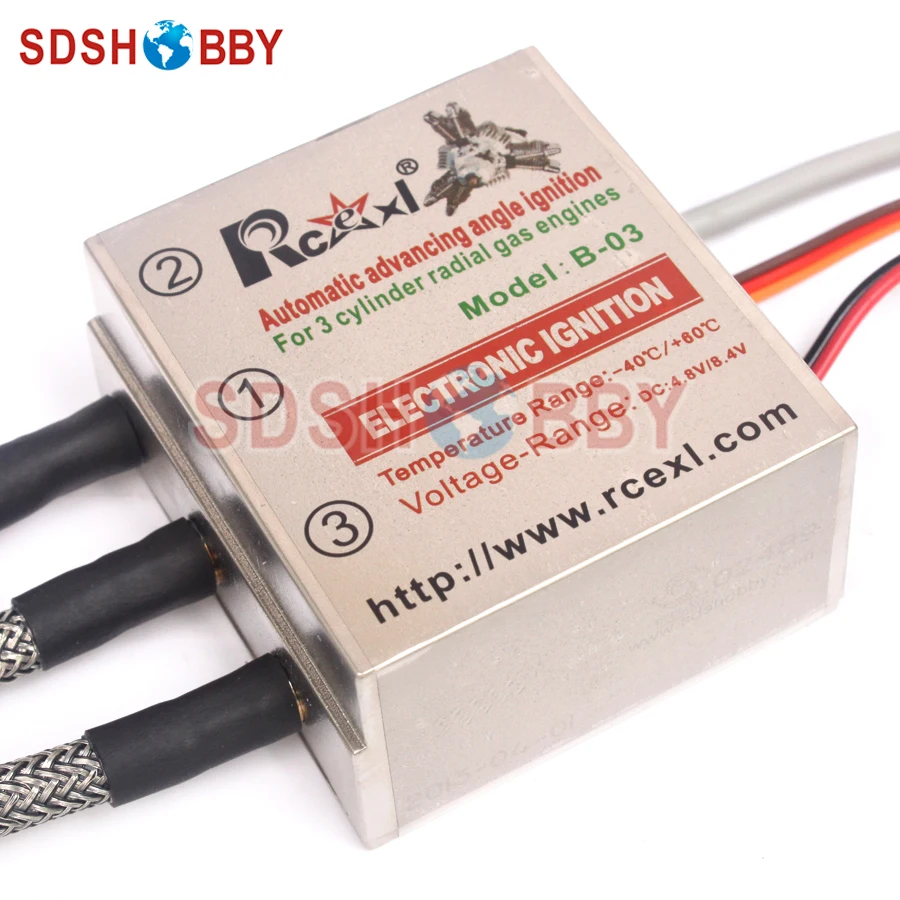Rcexl 3 трех цилиндра CDI зажигание для CM6 10 мм 120 градусов (B-03 4 8 В ~ 622a) | Игрушки и хобби