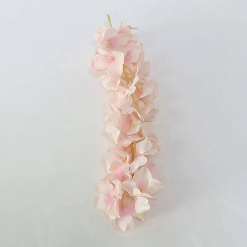 Flone Artificial Wisteria Rattan Silk Flower Simulation Flower Vine Flower Hydrangea  DIY Wedding Party Wall Hanging Decor Art (14)
