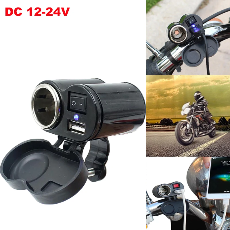 1pc DC 12-24V Car Cigarette Lighter Power Adapter With USB Charger Port Splitter Charge For Automobile Vehicle Truck | Автомобили и